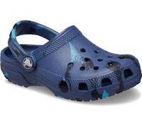 Crocs Unisex Kinder Classic Marbled Clog T Clog, Navy/Multi, 24/25 EU