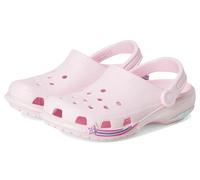 Crocs Unisex Kinder Classic Star Sparkle Shaker Clog K Clog, Pink Milk, 37/38 EU