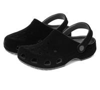Crocs Unisex Kinder Classic Velvet Clog K Clog, Black, 29/30 EU