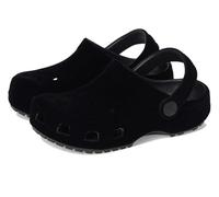 Crocs Unisex Kinder Classic Velvet Clog T Clog, Black