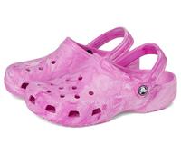 Crocs Kinder Schuhe Classic Watercolor Marbled Clog K 211602-7AV 29-30 Pink Swirl