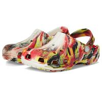 Crocs - Kid's Classic Glow Marbled Clog - Sandalen, Gr. 36-37, bunt (VarsityRed/Multi)