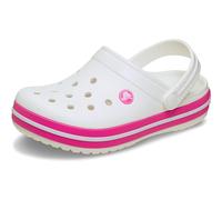 Crocs Kinder Crocband Clog K Unisex Weiß/Pink Crush Größe 29/30 EU
