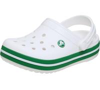Crocs Unisex Kinder Crocband Clog K Clog, White/Green Ivy, 28/29 EU