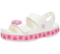 Crocs Unisex Kinder Crocband Cruiser Sandal K Sandalen, Pet White/Pink Tweed, 38/39 EU