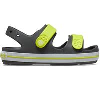 Crocs Sandalen Crocband Cruiser Sandal K – Unisex-Kinder – Slate Grey/Acidity – Größe 33/34 EU