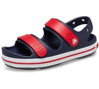 Crocs Unisex Kinder Crocband Cruiser Sandal T Sandalen, Navy/Varsity Red, 19/20 EU