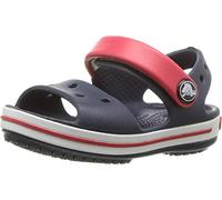Crocs Crocband Sandalen - Unisex Kindersandalen - Leicht und mit sicherer Passform - Navy/Rot - Größe 29-30