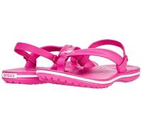 Crocs Unisex Kinder Crocband Strap Flip K Zehentrenner, Rosa Electric Pink, 29/30 EU