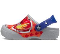 Clog CROCS "FL Paw Patrol Patch T" Gr. 19, grau (grau, bedruckt) Kinder Schuhe (10629117-19)