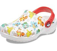 Crocs Unisex Kinder Pokemon Classic Clog K Clog, White/Multi, 33/34 EU