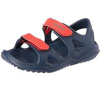 Crocs Unisex Kinder Swiftwater River Sandal K Sandalen, Navy/Flame, 29/30 EU