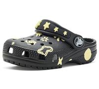 Crocs Unisex Kinder Toddlers' Classic Glow Space Clog Holzschuh, Schwarz, 22/23 EU