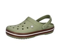 Crocs Crocband Gum Clog Badelatschen Herren - oliv, beige, Größe 42-43