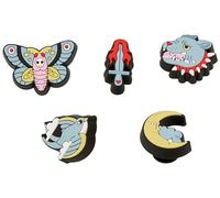 Crocs Unisex Tattooed Retro 5 Pack Shoe Charms, One Size, Tattooed Retro, Einheitsgröße