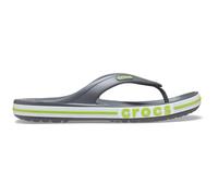 Crocs Unisex's Bayaband Flip Flop,Slate Grey/Lime Punch,42/43 EU
