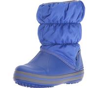 Crocs Winter Puff Boot Kids, Unisex - Kinder Schneestiefel, Blau (Cerulean Blue/Light Grey), 34/35 EU