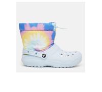 Crocs Winterstiefel "Classic Lined Neo Puff Tie Dye" in Hellblau - Größe 41/42 | Damen Stiefel