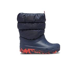 Crocs Winterstiefel "Classic Neo Puff" in Dunkelblau - Größe 20/21 | Kinderstiefel
