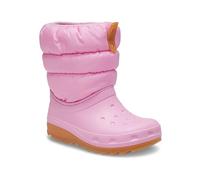 Crocs Unisex Kinder Classic Neo Puff Boot K Mode-Stiefel, Pink Tweed Gum, 37 EU