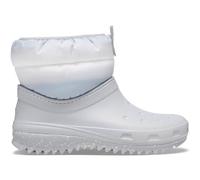 Crocs Women's Classic Neo Puff Shorty Boot W Snow, Hellgrau-weiß, 36-37 EU