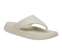 Crocs Zehensandale Getaway Triangle Flip beige - Damen, Größe Euro (US) 39-40