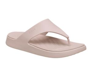 Crocs Zehensandale Getaway Triangle Flip rosa - Damen, Größe Euro (US) 37-38