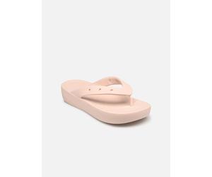 Crocs - Zehensandalen Classic Platform Flip W - Rosa - Größe 42 - 43