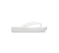 Crocs Zehentrenner "Classic Platform" in Weiß - Größe 36/37 | Damen Sandalen