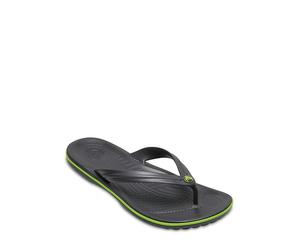 Crocs Zehentrenner "Crocband" in Dunkelgrau - Größe 46/47 | Herrensandalen