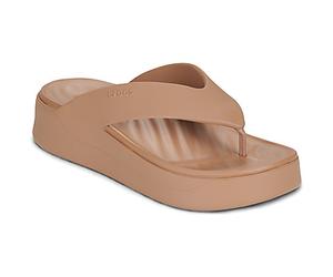 Crocs Zehentrenner Getaway Platform Flip in Braun 41 / 42