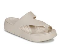 Crocs Damen Getaway Platform Toe Loop Sandale, Sandstein, 41 EU
