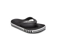 Crocs Unisex Erwachsene Bayaband Zehentrenner Sandale, Schwarz Weiß, 39-40 EU