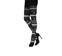 CRÖNERT Damen Strumpfhose Wintertraum 72409 schwarz Gr. 44/46