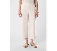 Crop-Hose aus Popeline im Relaxed Fit creme 38