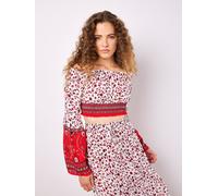 Crop-Top APRICOT "Sarasa Floral Top", Damen, Gr. XS (34), weiß, Obermaterial: 100% Viskose CV., geblümt, Tops, mit Flügelärmeln (85946101-34) weiß