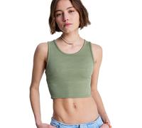 Crop-Top ROXY "Good Keepsake", Damen, Gr. XXL, oil grün, Obermaterial:97% Microfaser, 3% Elasthan;, Tops (19978760-XXL) oil grün