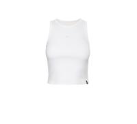Crop-Top TRIGEMA "TRIGEMA Cropped Top aus elastischem Doppelripp", Damen, Gr. XS, weiß, 90% Baumwolle, 10% Elasthan, Basic, Tops (54271858-XS) weiß