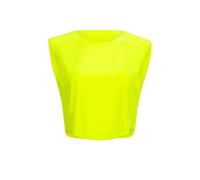 Crop-Top WINSHAPE "AET115", Damen, Gr. XXL, gelb (neon gelb), 80% Polyester, 20% Elasthan, Rundhals, Tops, Cropped Functional Light (19179049-XXL) neon gelb