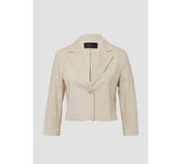Cropped Blazer aus Leinenmix 34 Beige 2165902.80W0.34