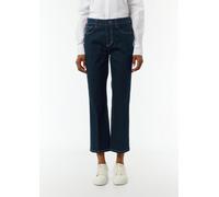 Cropped-Jeans mit Bügelfalte blau 34