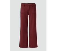 Cropped Jeans / Slim Fit / Mid Rise / Flared Leg / offener Saum 34 rot 2170632.39Z5.34