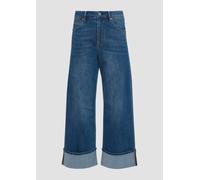 Cropped-Jeans Suri / Regular Fit / Mid Rise / Wide Leg / mit Aufschlag 42 blau 2169866.54Z6.42