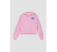 Cropped-Sweatshirt mit gummiertem Rückenprint im Oversized-Schnitt L Rosa 2149876.4440.L