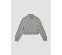 Cropped-Sweatshirt mit Stehkragen und Reißverschluss 146/152 grau 2170695.95W0.146_152