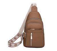 Cross-Body-Brusttasche - Kleine Schultertasche aus Pu-Leder | Wasserdichte Sling-Tasche, mehrere Taschen, lässige Gürteltasche, Körper-Geldbörse, Damen-Brusttasche für Reisen, Outdoor, Einkaufen, Stud