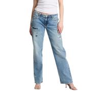 Cross Damen Jeans Lily H460-012 Straight Fit Loose (DE/NL/SE/PL, Bundweite & Schrittlänge, 30, 32, Dark Blue 016)