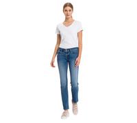 Cross Damen Jeans Regular Fit Rose in hellem Blue Used W34 / L30 Regular Fit