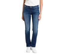 Cross Damen Jeans Rose N487-073 Straight in dark mid blue - W29 / L32
