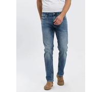 Cross Herren Jeans Damien E198-020 in Mid Blue - W40 / L34